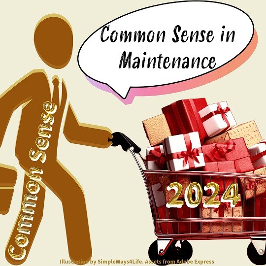 common sense in maintenance