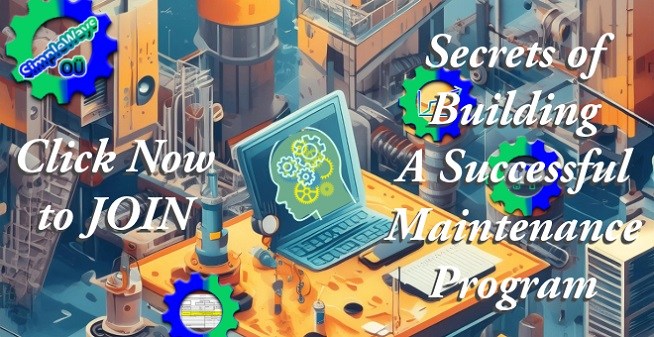 https://www.udemy.com/course/secrets-of-building-a-maintenance-program/?referralCode=7C77F4F1DAA4963E1F61