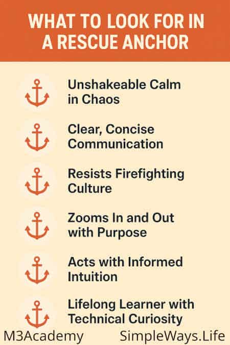 A Rescue Anchor Mindset Traits